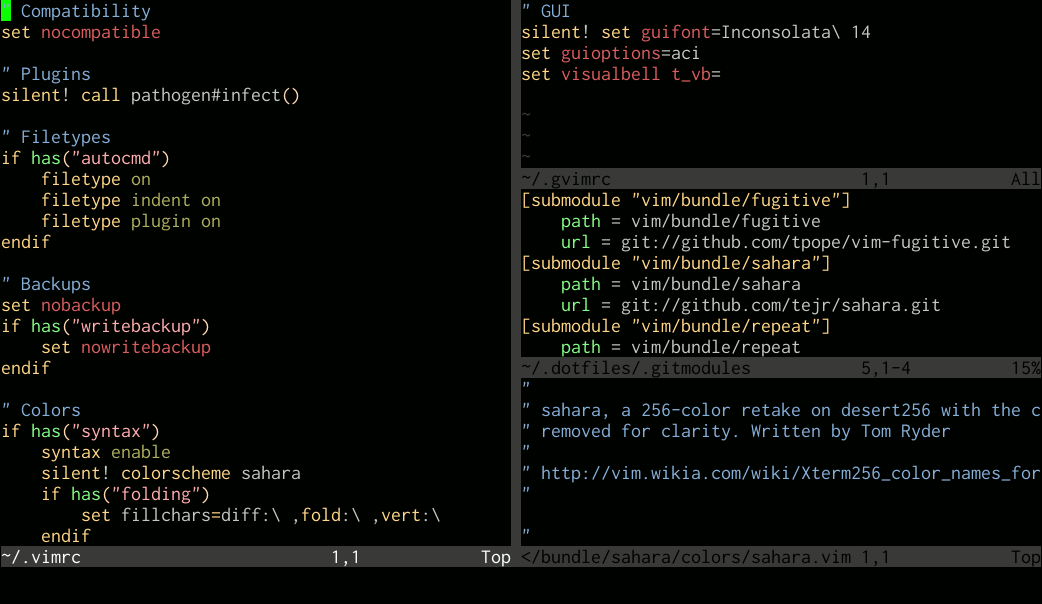 Windows in Vim